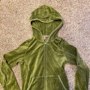 COPY - Juicy Couture Zip Up Velvet Hoodie